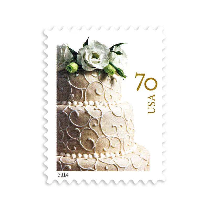 2014 Wedding Cake Stamp – 70¢ Celebration Postage Sheet