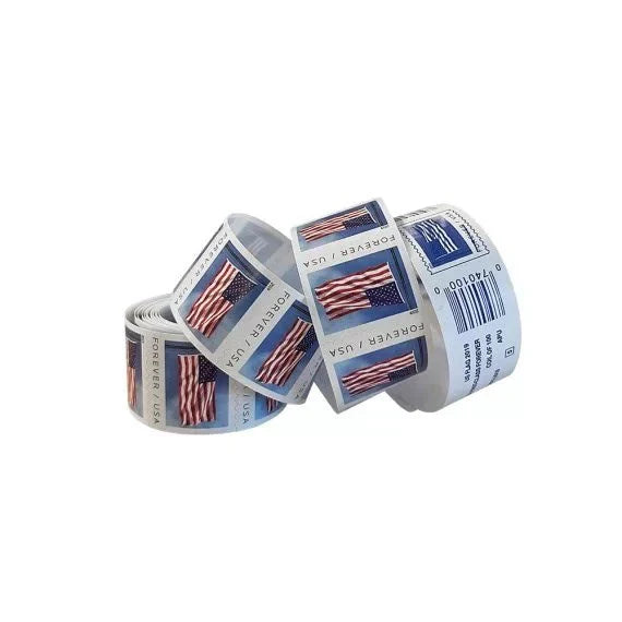 Highly Recommended: $499 for 50 Rolls(5000pcs) – Flag Forever Stamps