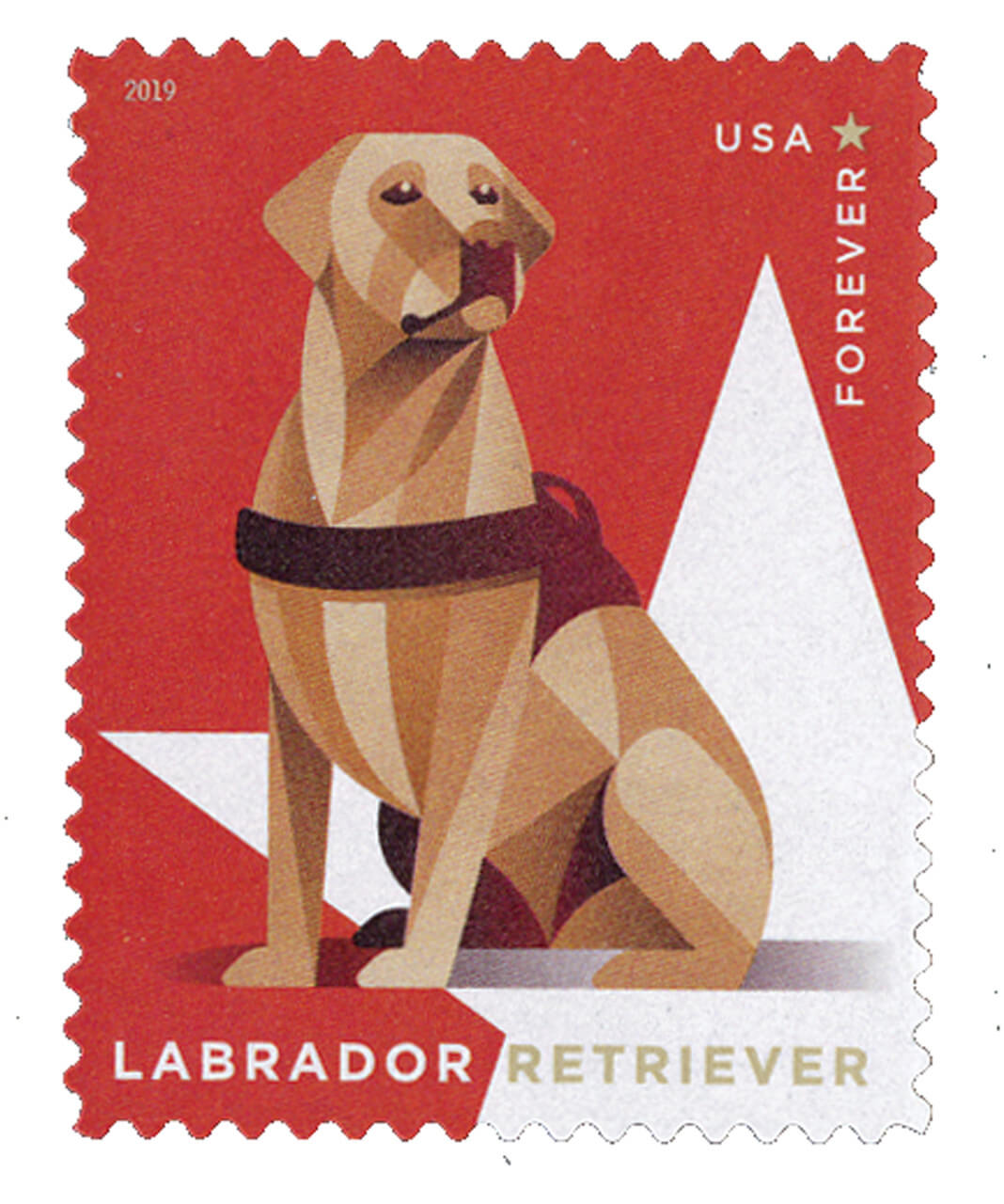 2019 Military Working Dogs Forever Stamps-Sheet