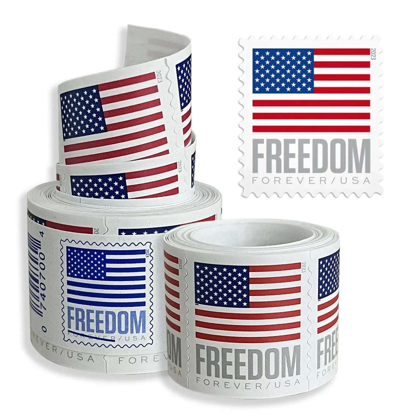 Highly Recommended: $499 for 50 Rolls(5000pcs) – Flag Forever Stamps