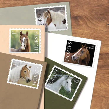 2024 Horses Forever Stamps – First-Class Postage Sheet