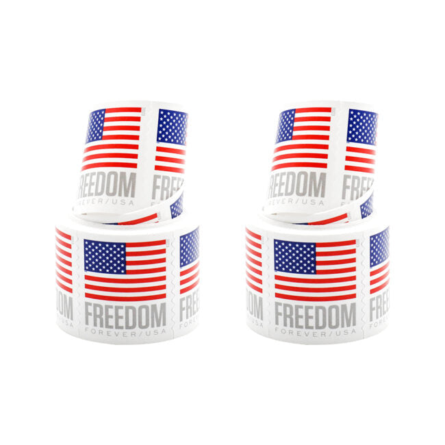 Highly Recommended: $149.99 for 10 Rolls(1000pcs) – Flag Forever Stamps