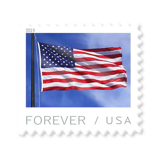 2019 U.S. Flag Forever Stamps – First-Class Postage Booklets