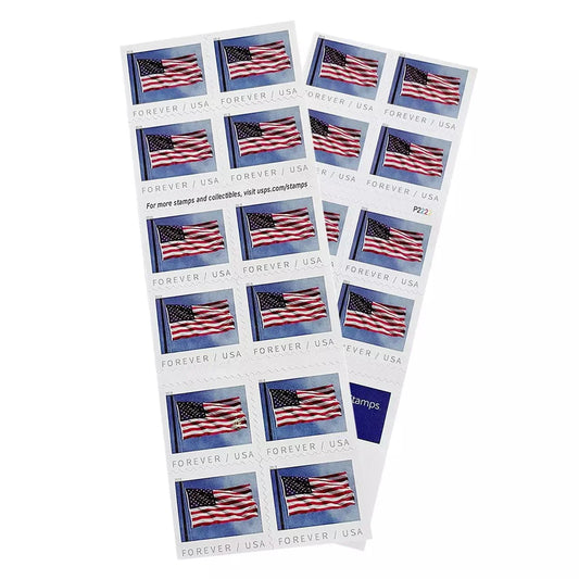2019 U.S. Flag Forever Stamps – First-Class Postage Booklets