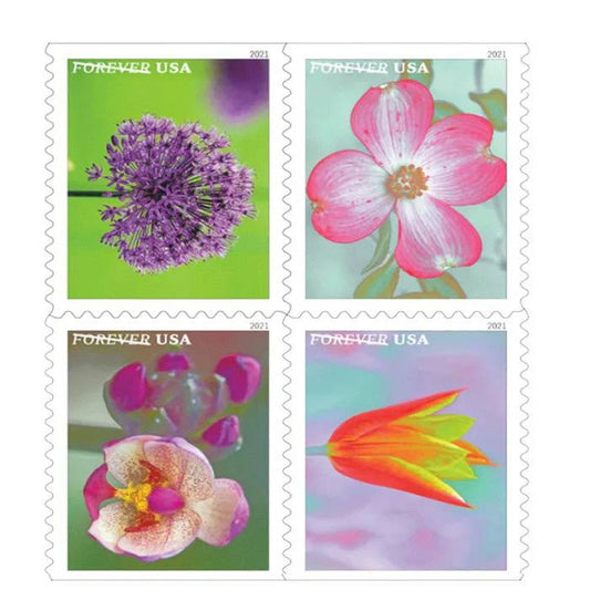 2021 Garden Beauty Forever Stamps –  First-Class Postage Booklets