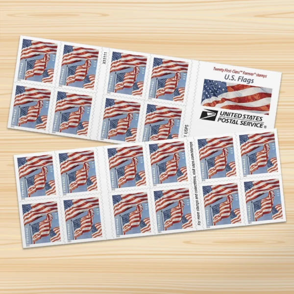 Special price: $519 for 250 Sheet/Booklet(5000pcs) –  Flag Forever Stamps