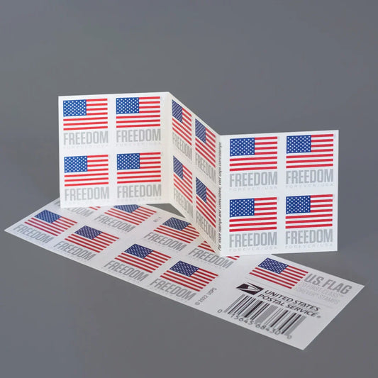 2023 U.S. Flag Forever Stamps – First-Class Postage Booklet