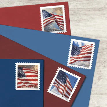 2024 U.S. Flag Forever Stamps – First-Class Postage Booklet